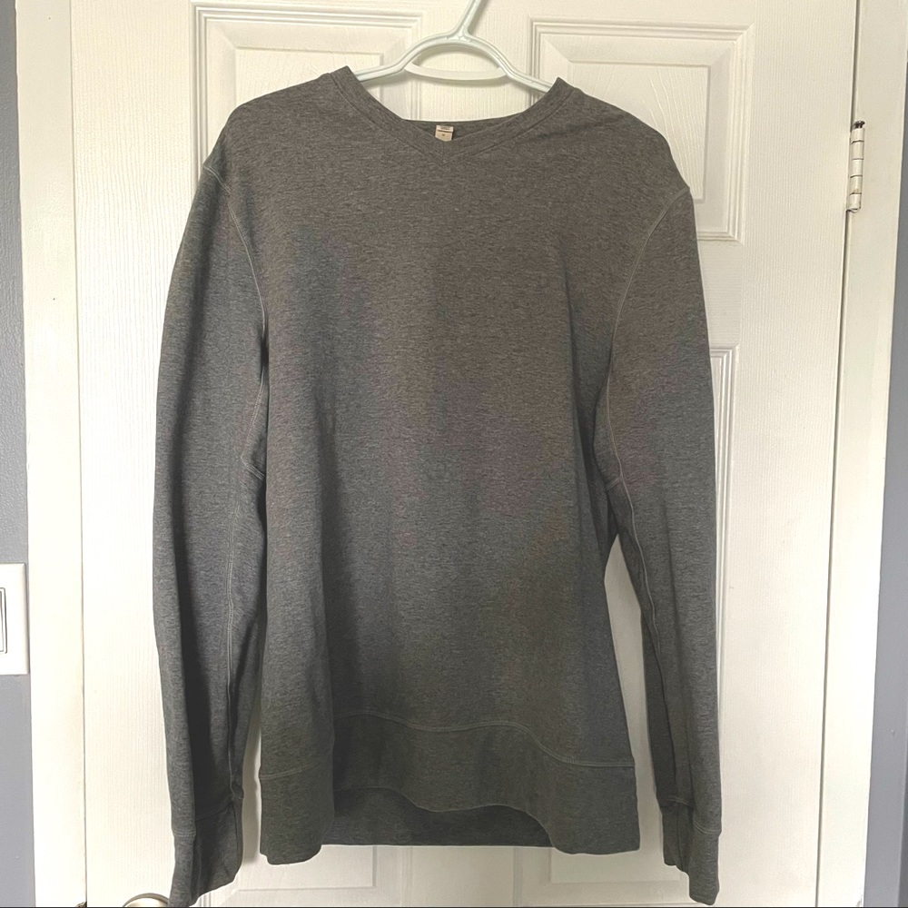 Grey Lululemon crew neck Sweater